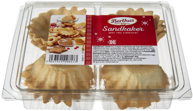 Sandkaker 80g Berthas