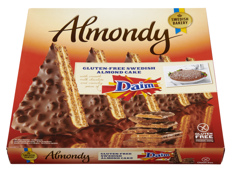 Mandelkake Daim 1000g Almondy - Bilde 4