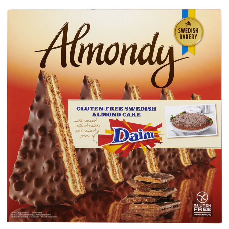 Mandelkake Daim 1000g Almondy - Bilde 2