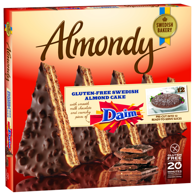 Mandelkake Daim 12 Biter 1000g Almondy