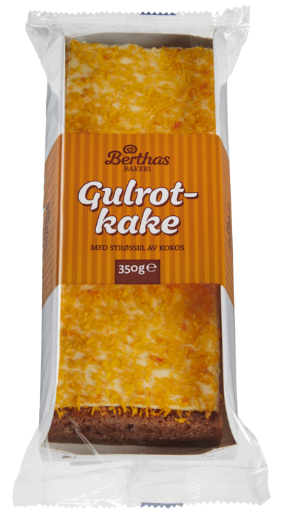 Gulrotkake 350g Berthas