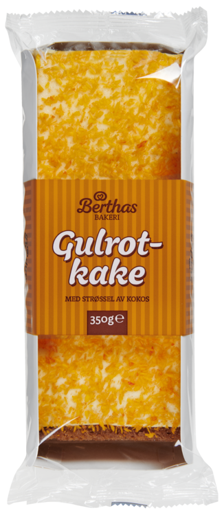 Gulrotkake 350g Berthas - Bilde 3