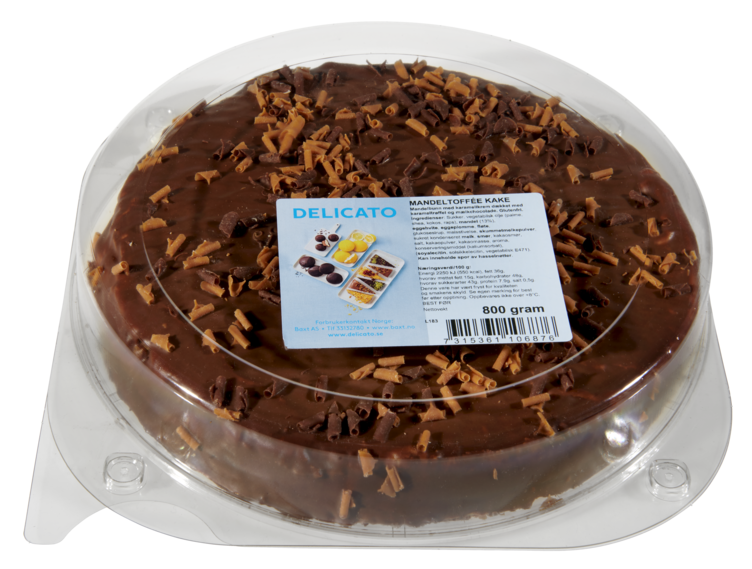 Mandeltoffekake 800g Delicato