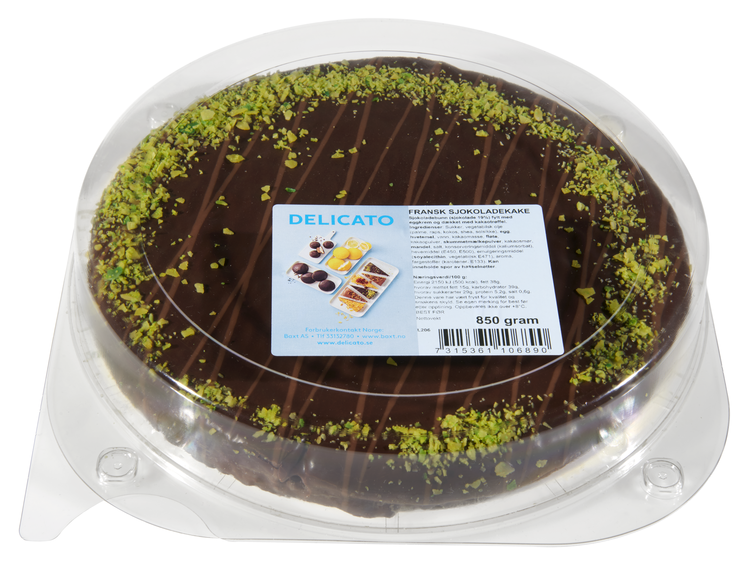 Fransk Sjokoladekake 850g Delicato