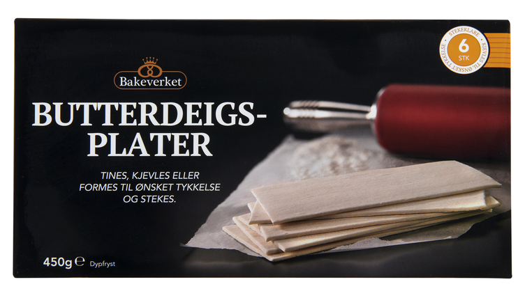 Butterdeigsplater 6stk Bakeverket - Bilde 3