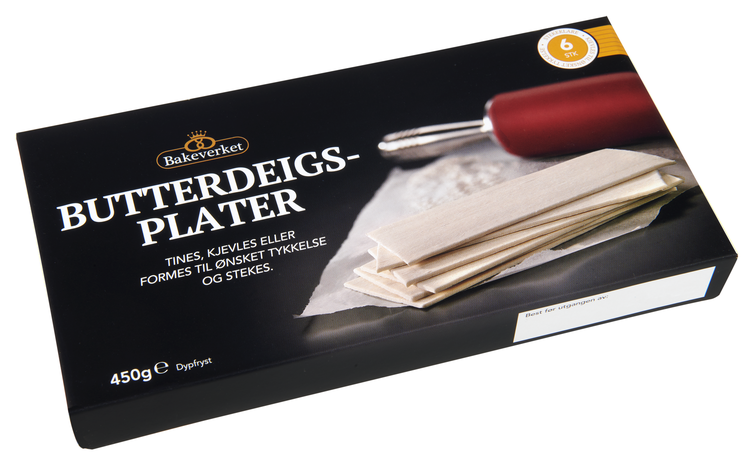 Butterdeigsplater 6stk Bakeverket - Bilde 2
