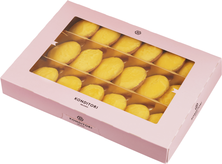 Mandeltopp Sitron 50gx18 Delicato - Bilde 2