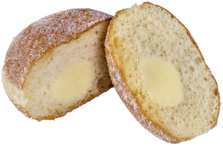 Berlinerboller m/Vaniljekrem 72g