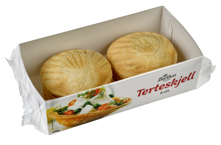 Terteskjell 8stk Berthas - Bilde 2