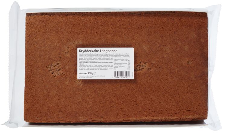Krydderkake Langpanne 900g Bakeverket