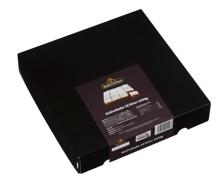 Gulrotkake 16 Biter 1430g Bakeverket - Bilde 3