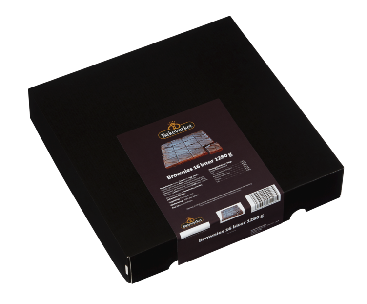 Brownie 16 Biter 1280g Bakeverket - Bilde 3