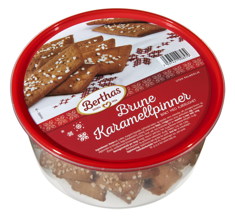 Brune Karamellpinner 300g Berthas - Bilde 2
