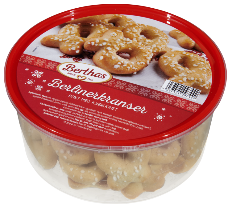 Berlinerkranser 275g Berthas - Bilde 2