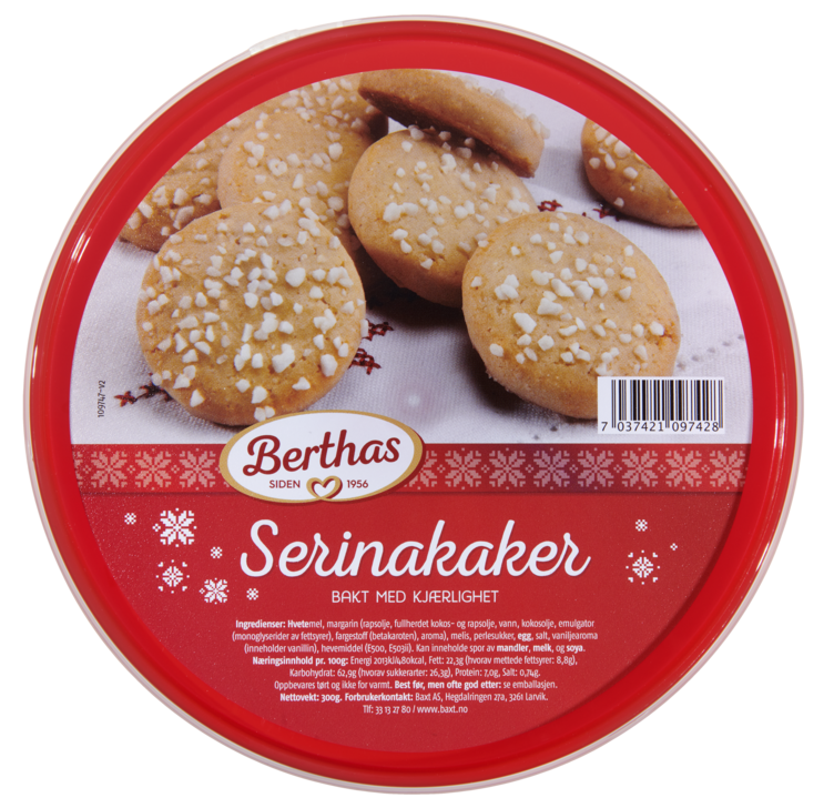 Serinakaker 300g Berthas - Bilde 3