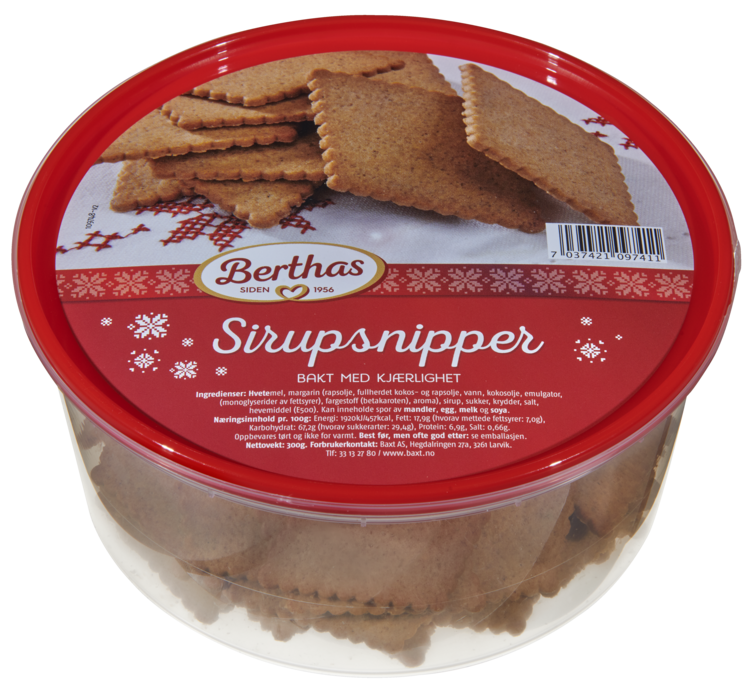 Sirupsnipper 300g Berthas