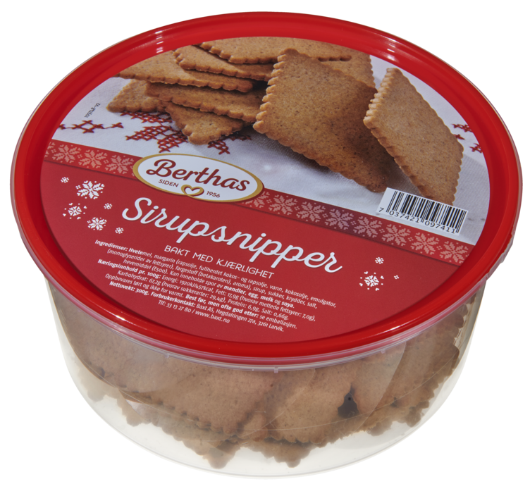 Sirupsnipper 300g Berthas - Bilde 4
