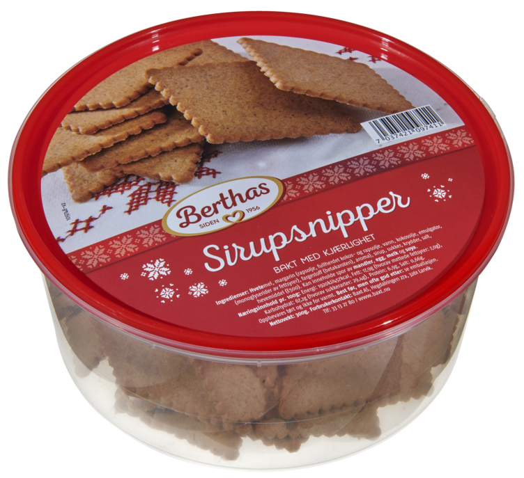 Sirupsnipper 300g Berthas - Bilde 2