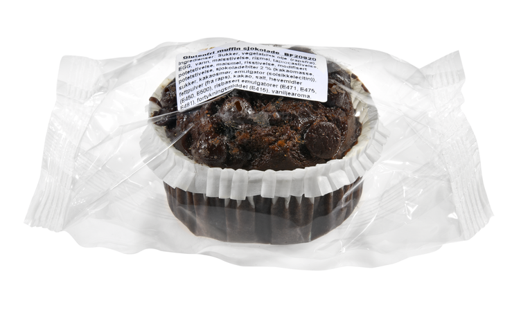 Glutenfri Muffin Sjokolade 1pk 70g