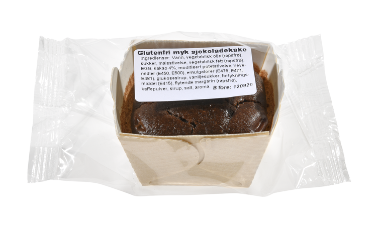 Glutenfri Myk Sjokoladekake 1pk 80g
