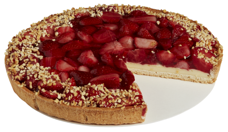 Jordbærkake Delt 1650g 12 Biter - Bilde 3