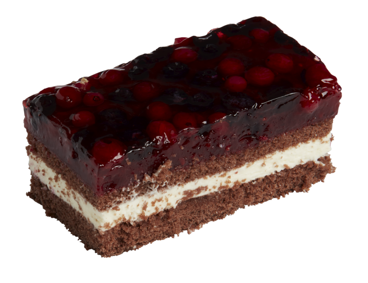 Skogsbærkake Delt 2650g 20 Biter