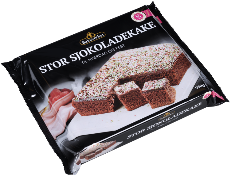 Stor Sjokoladekake 950g Bakeverket - Bilde 2