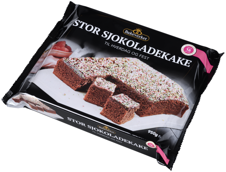 Stor Sjokoladekake 950g Bakeverket - Bilde 4