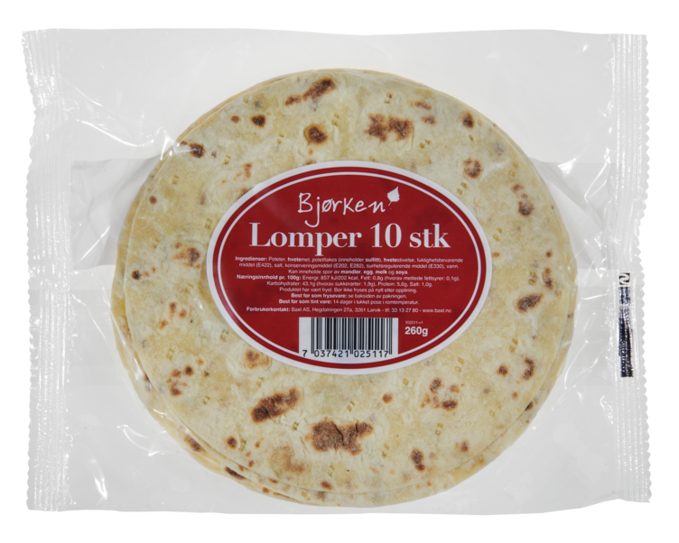 Lompe 10pk 260g Bjørken - Bilde 4