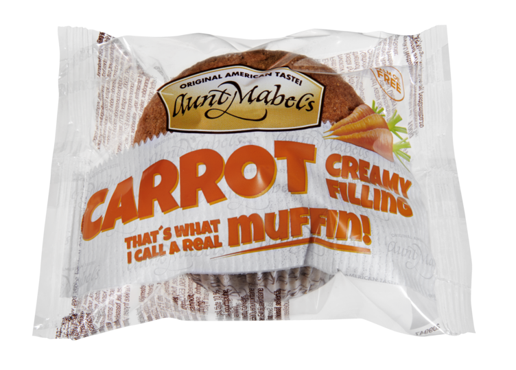 Muffins Carrot 100g Aunt Mabels