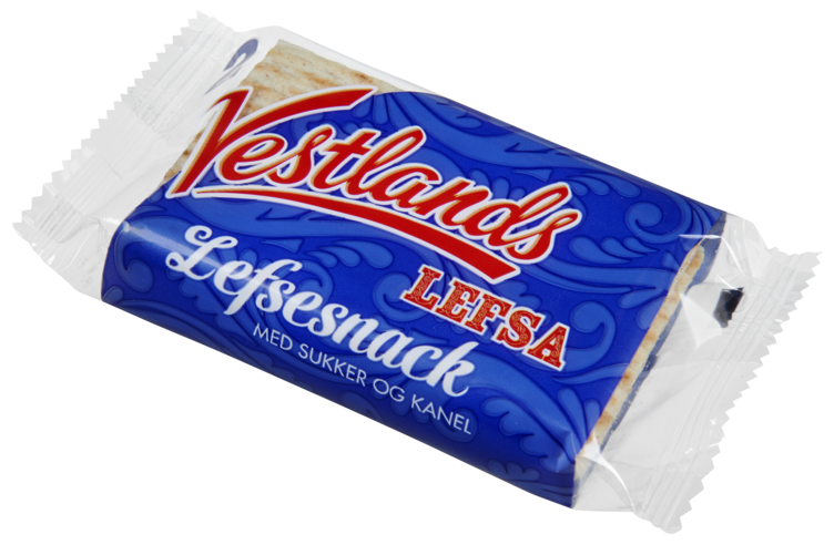 Lefsesnack 2stk 70g Vestlandslefsa - Bilde 2