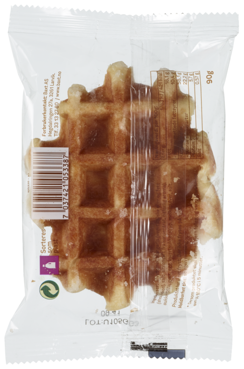 Belgisk Vaffel 90g Berthas - Bilde 5