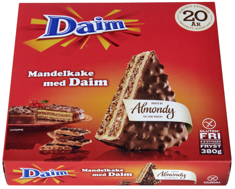 Mandelkake med Daim 380g Almondy
