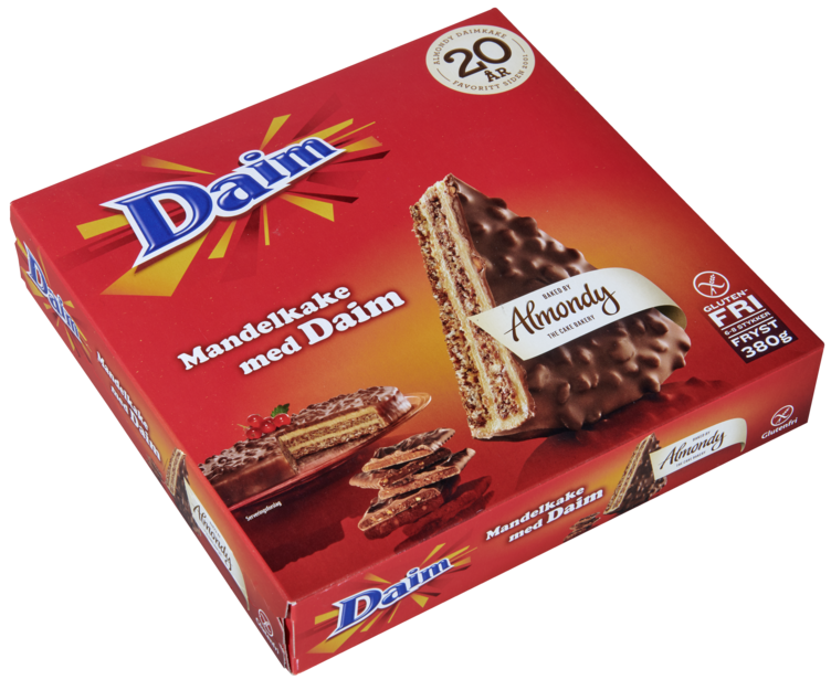 Mandelkake med Daim 380g Almondy - Bilde 2