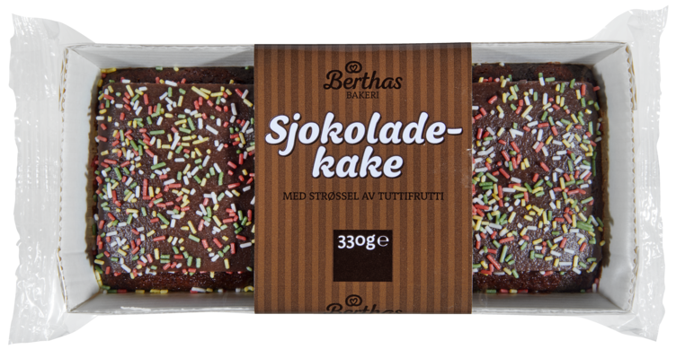 Sjokoladekake 330g Berthas - Bilde 3