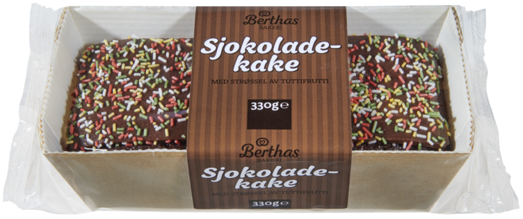 Sjokoladekake 330g Berthas