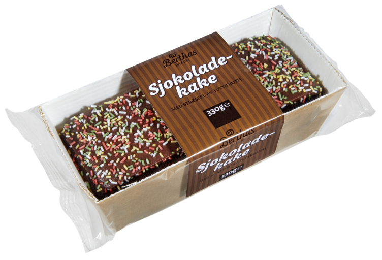 Sjokoladekake 330g Berthas - Bilde 2