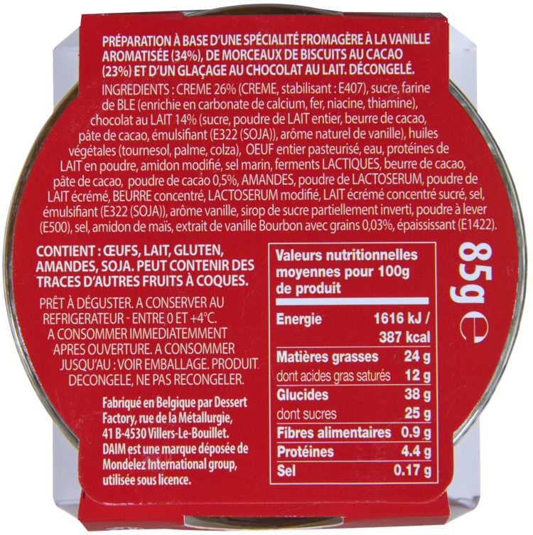 Cheesecake Daim 85g Almondy - Bilde 6
