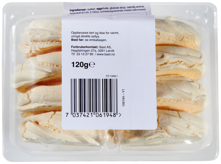 Mini Pavlova Rose Mango 120g Berthas - Bilde 6