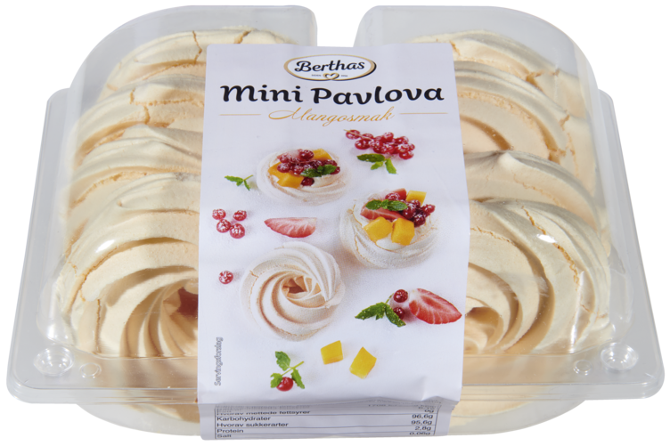 Mini Pavlova Rose Mango 120g Berthas