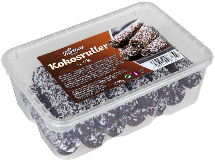 Kokosruller 200g Berthas - Bilde 2