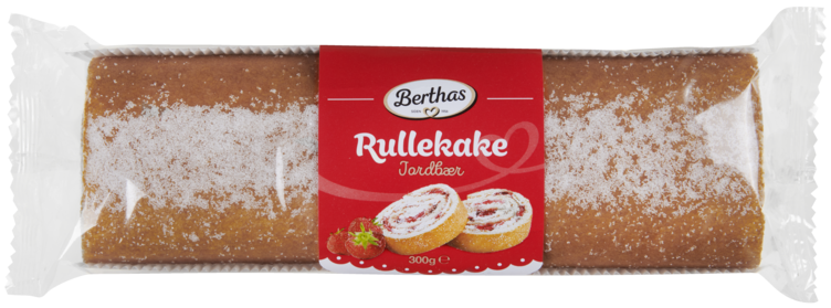 Rullekake Jordbær 300g Berthas - Bilde 3