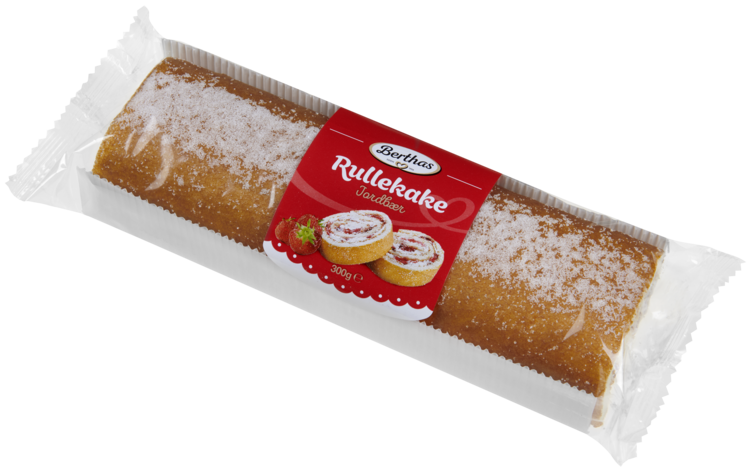 Rullekake Jordbær 300g Berthas - Bilde 4