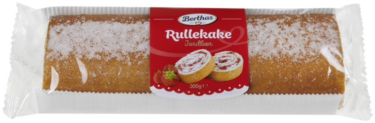 Rullekake Jordbær 300g Berthas