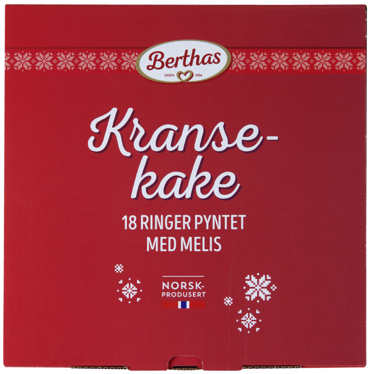 Kransekake 18 Ringer 900g Berthas - Bilde 6