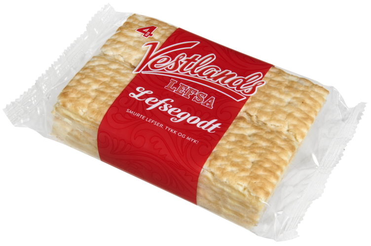 Lefsegodt 4stk 230g Vestlandslefsa - Bilde 4