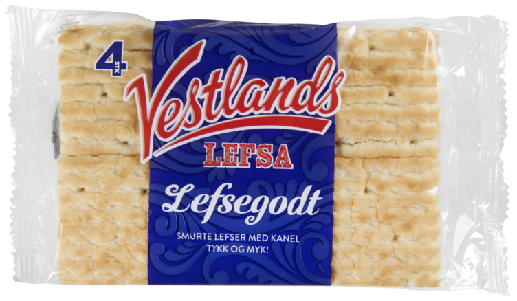 Lefsegodt 4stk Kanel 230g Display Vestlandslefsa - Bilde 3