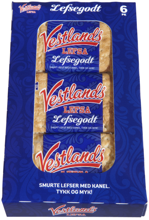 Singelpakkede Lefser Kanel 345g Vestlandslefsa