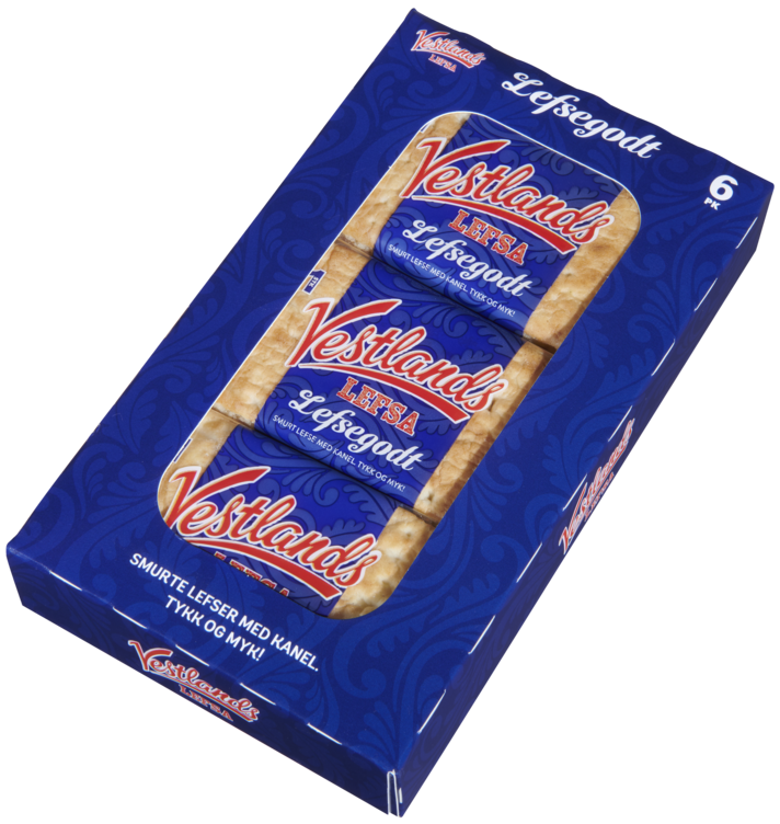 Singelpakkede Lefser Kanel 345g Vestlandslefsa - Bilde 4