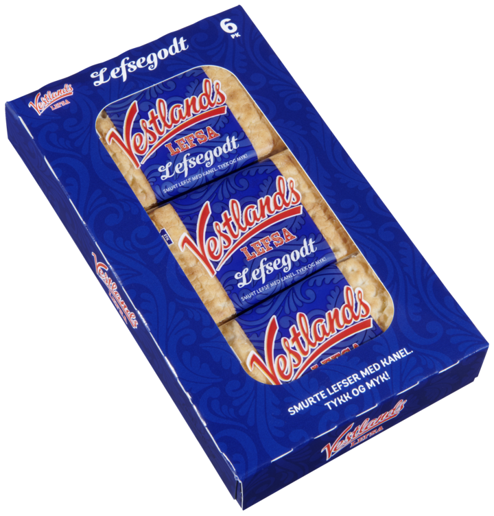 Singelpakkede Lefser Kanel 345g Vestlandslefsa - Bilde 2